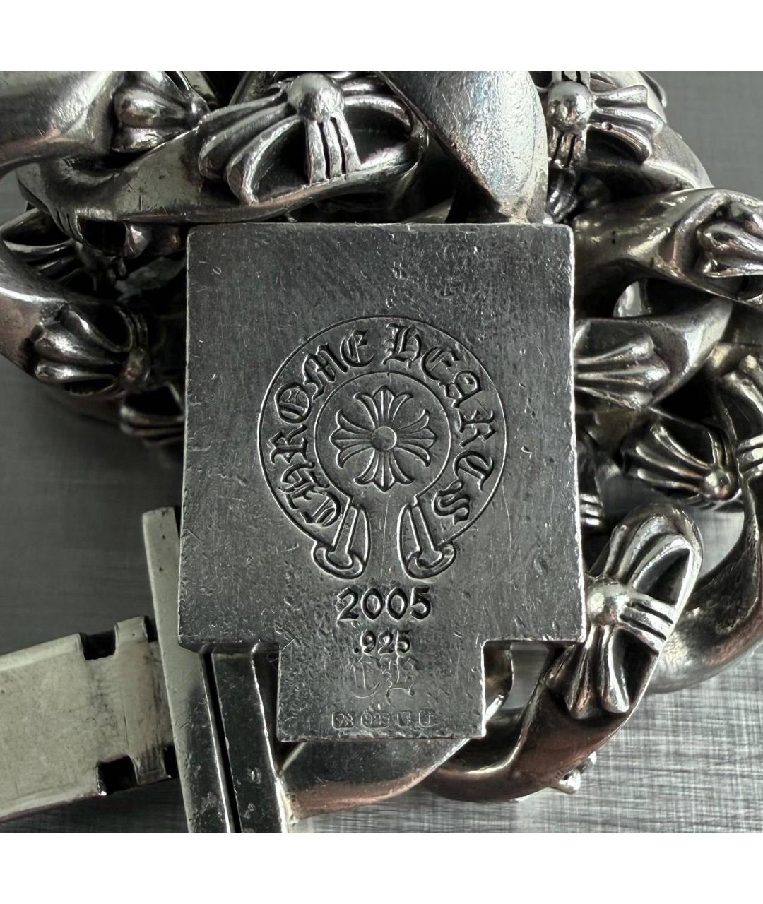 CHROME HEARTS Серебрянный серебряный браслет, фото 4