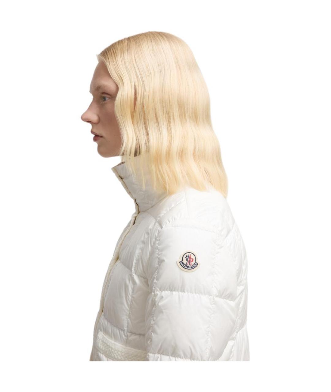 MONCLER Белый пуховик, фото 5