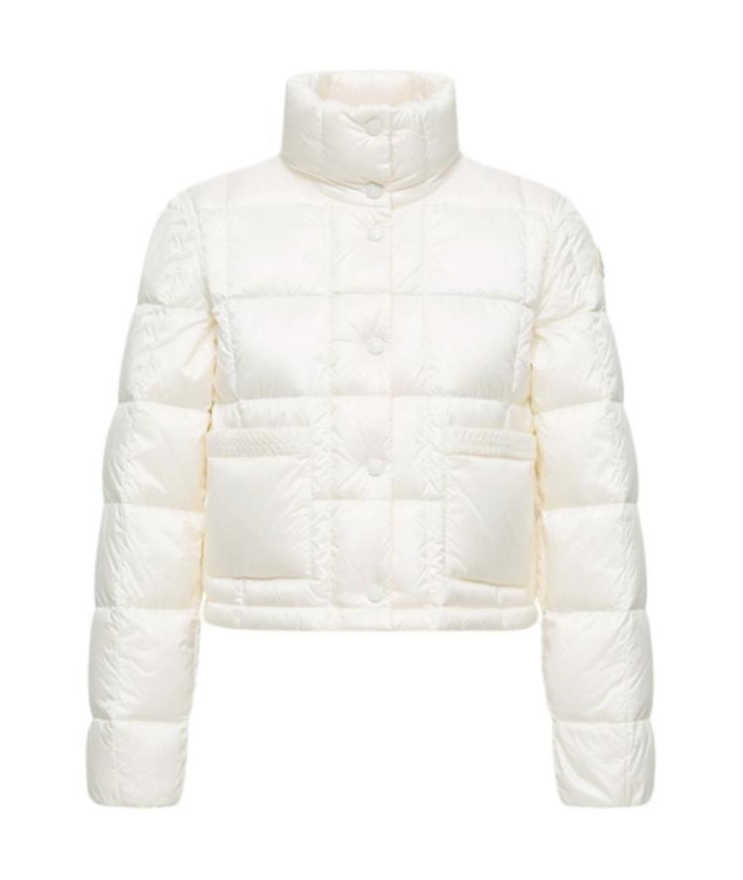 MONCLER Белый пуховик, фото 4