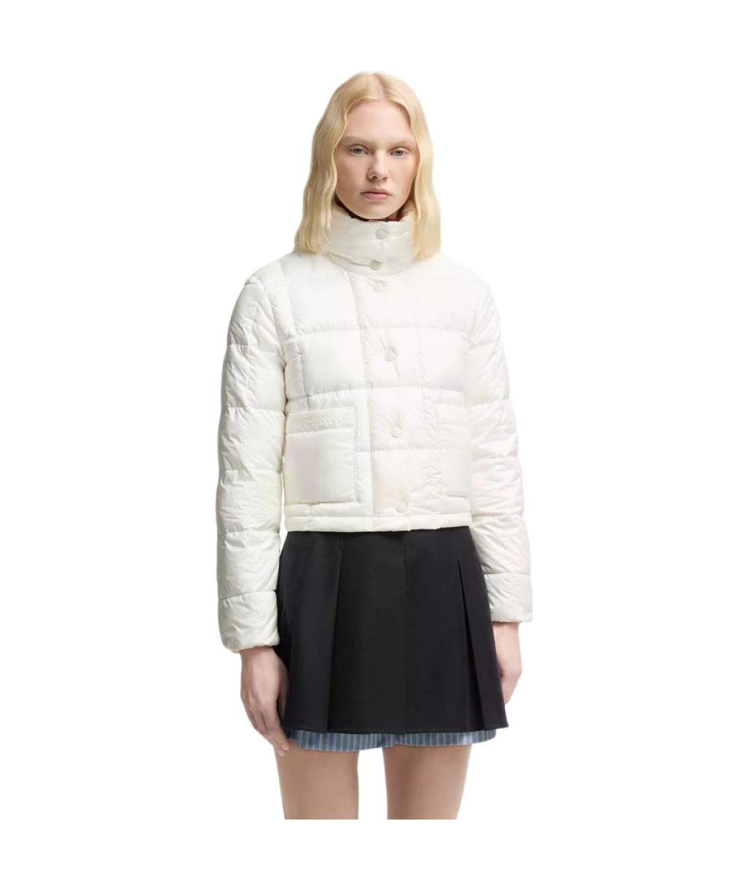 MONCLER Белый пуховик, фото 3