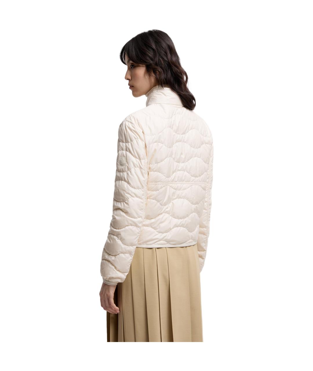 MONCLER Бежевый пуховик, фото 3