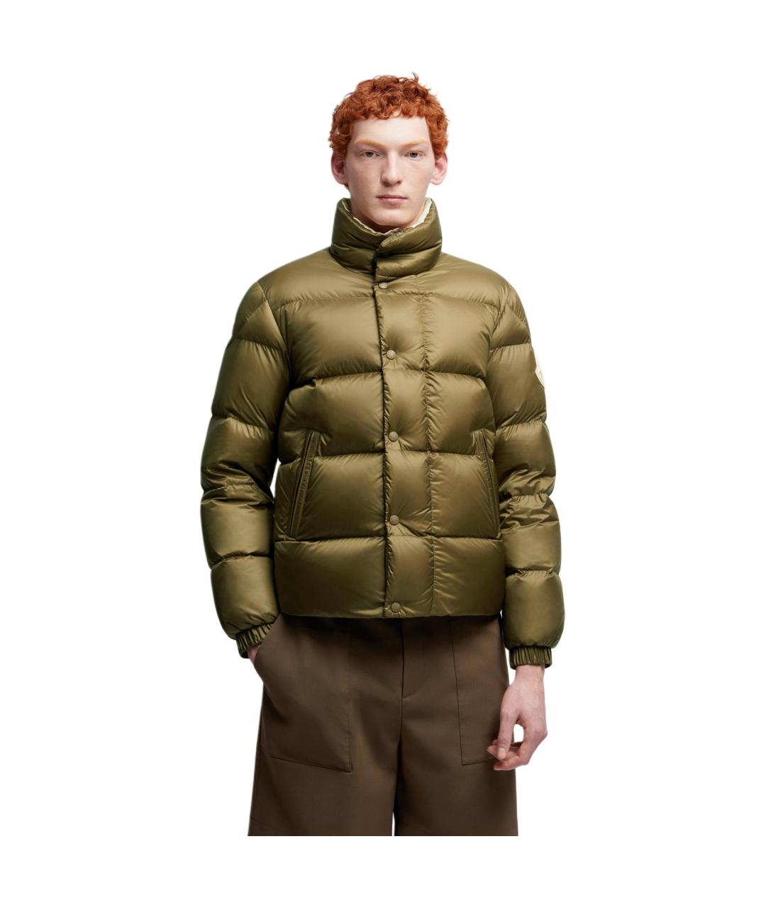 MONCLER Хаки пуховик, фото 5