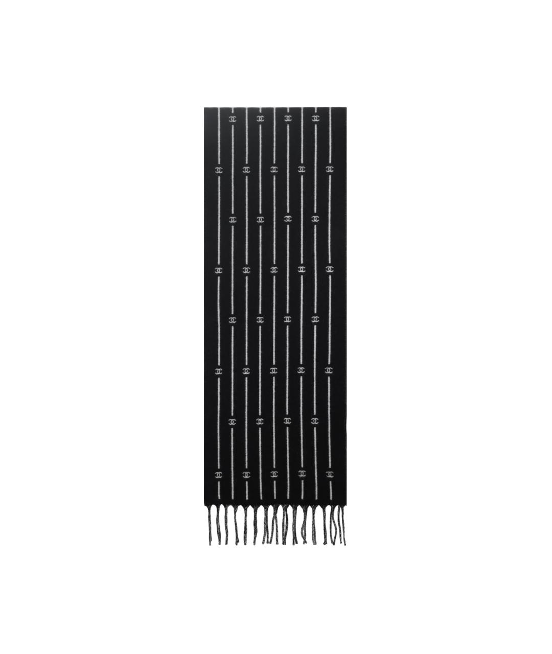 CHANEL Черный шарф, фото 1