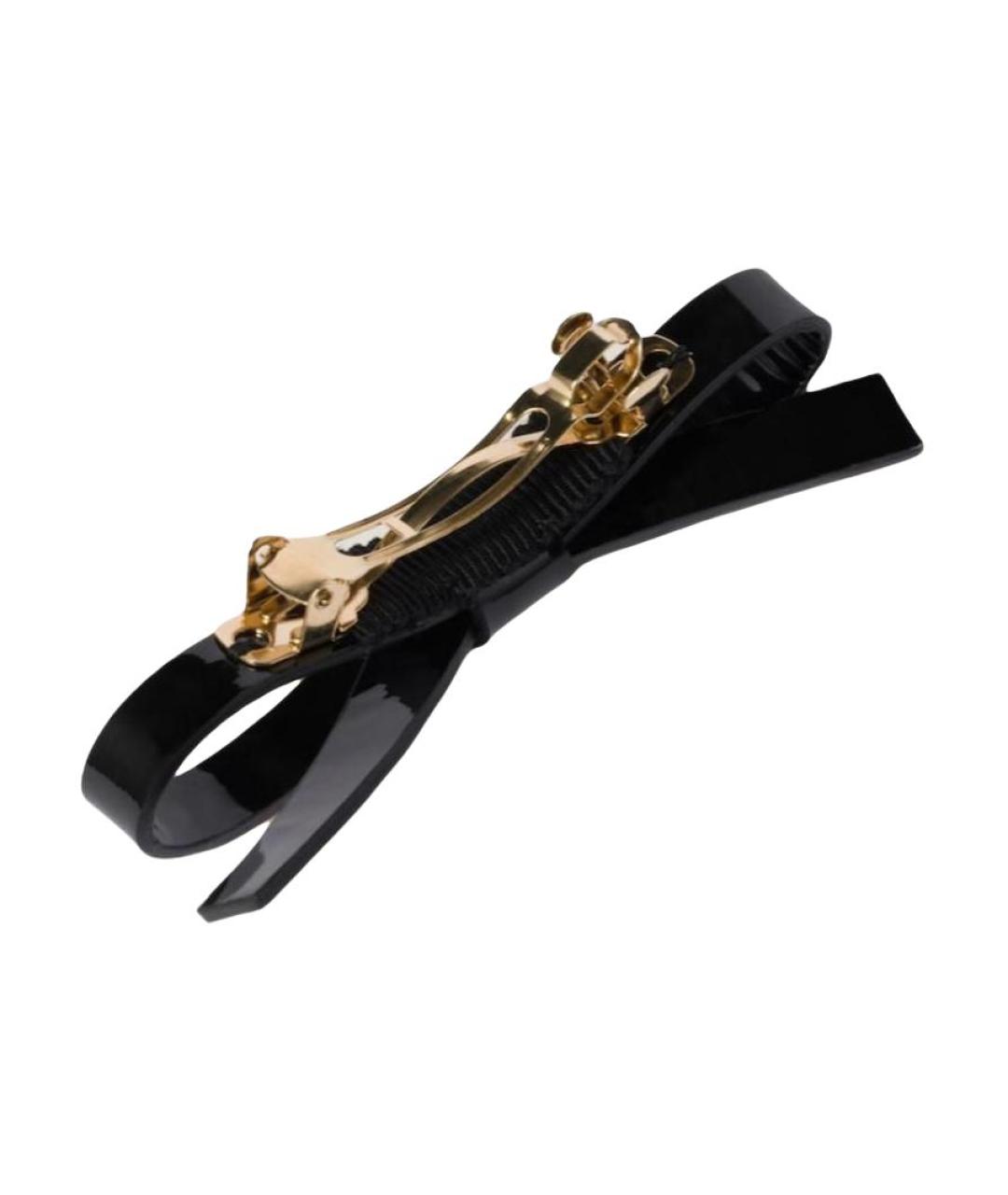 MIU MIU Черная заколка, фото 2