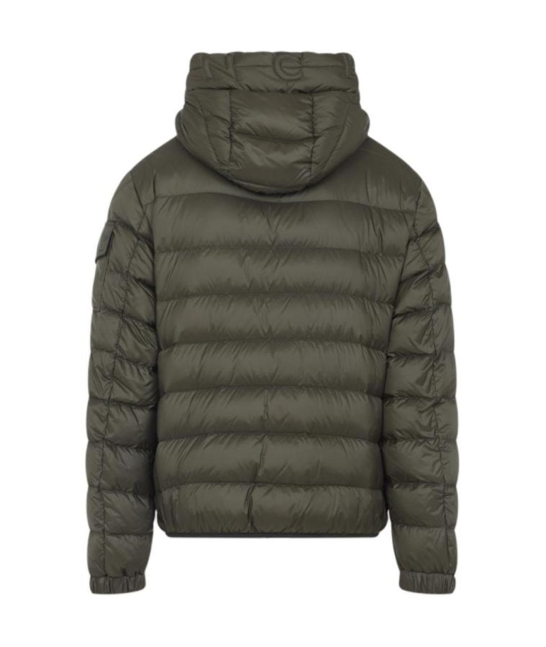 MONCLER Зеленый пуховик, фото 2