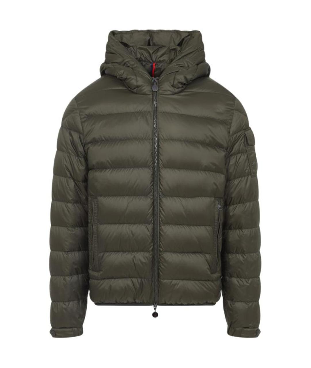 MONCLER Зеленый пуховик, фото 1