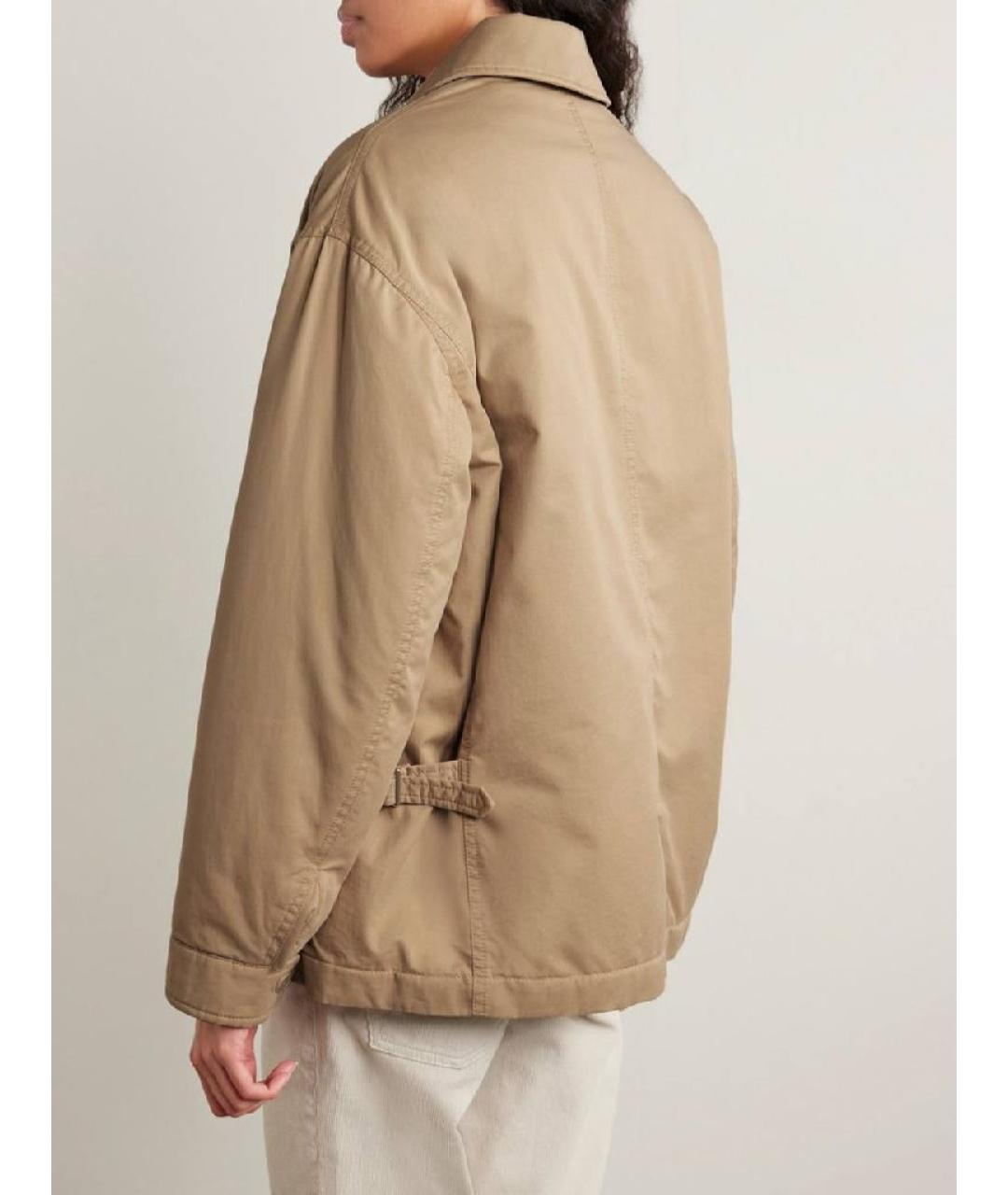 THE ROW Бежевая хлопковая куртка, фото 3