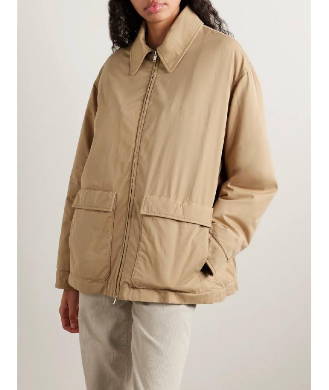 THE ROW Бежевая хлопковая куртка, фото 2