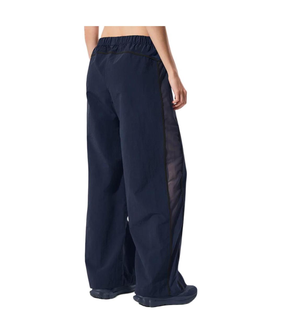 ALO YOGA Синие прямые брюки, фото 2