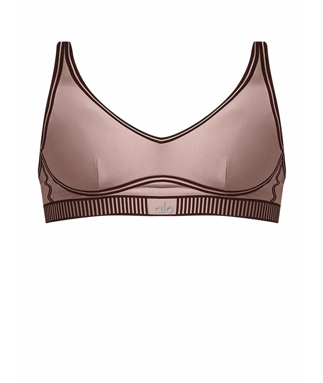 ALO YOGA Бежевая майка, фото 1