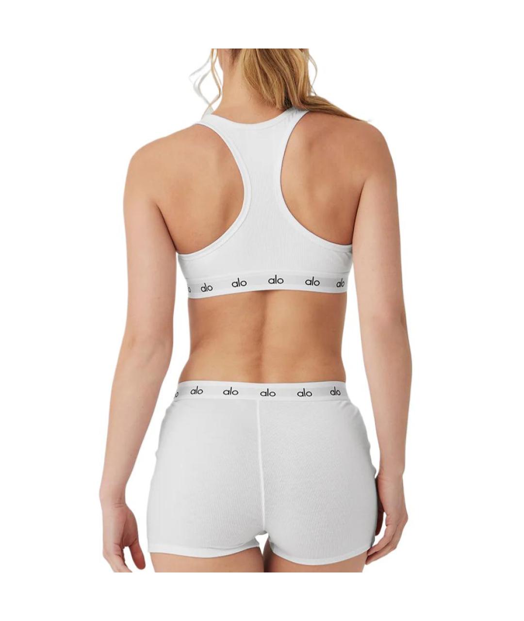 ALO YOGA Белый бюстгалтеры, фото 2