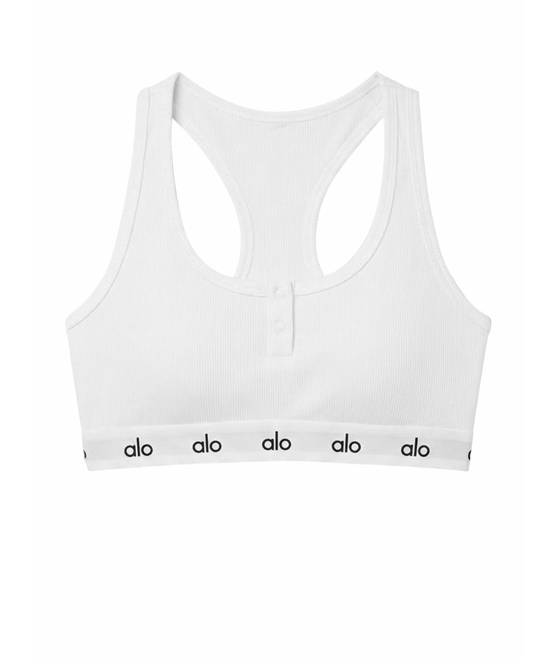 ALO YOGA Белый бюстгалтеры, фото 1