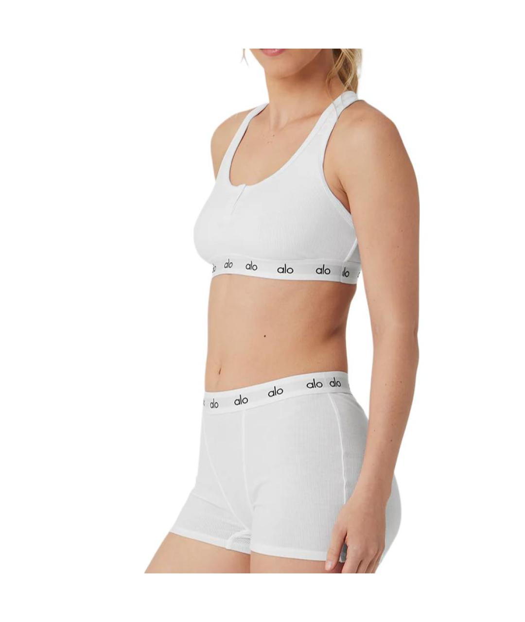 ALO YOGA Белый бюстгалтеры, фото 3