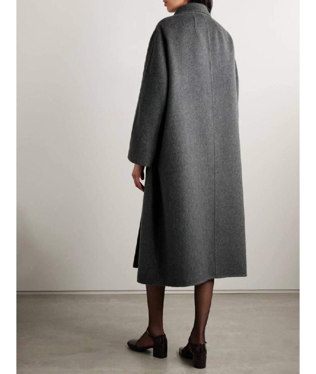 THE ROW Серое кашемировое пальто, фото 4