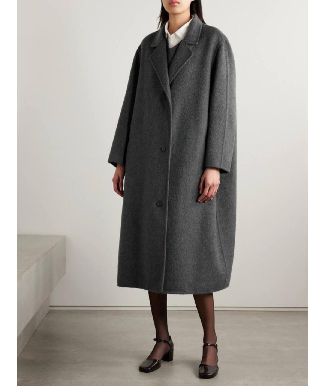 THE ROW Серое кашемировое пальто, фото 3