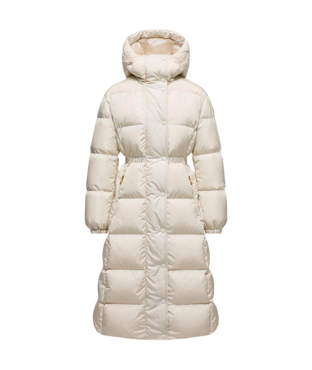 MONCLER Бежевый пуховик, фото 1