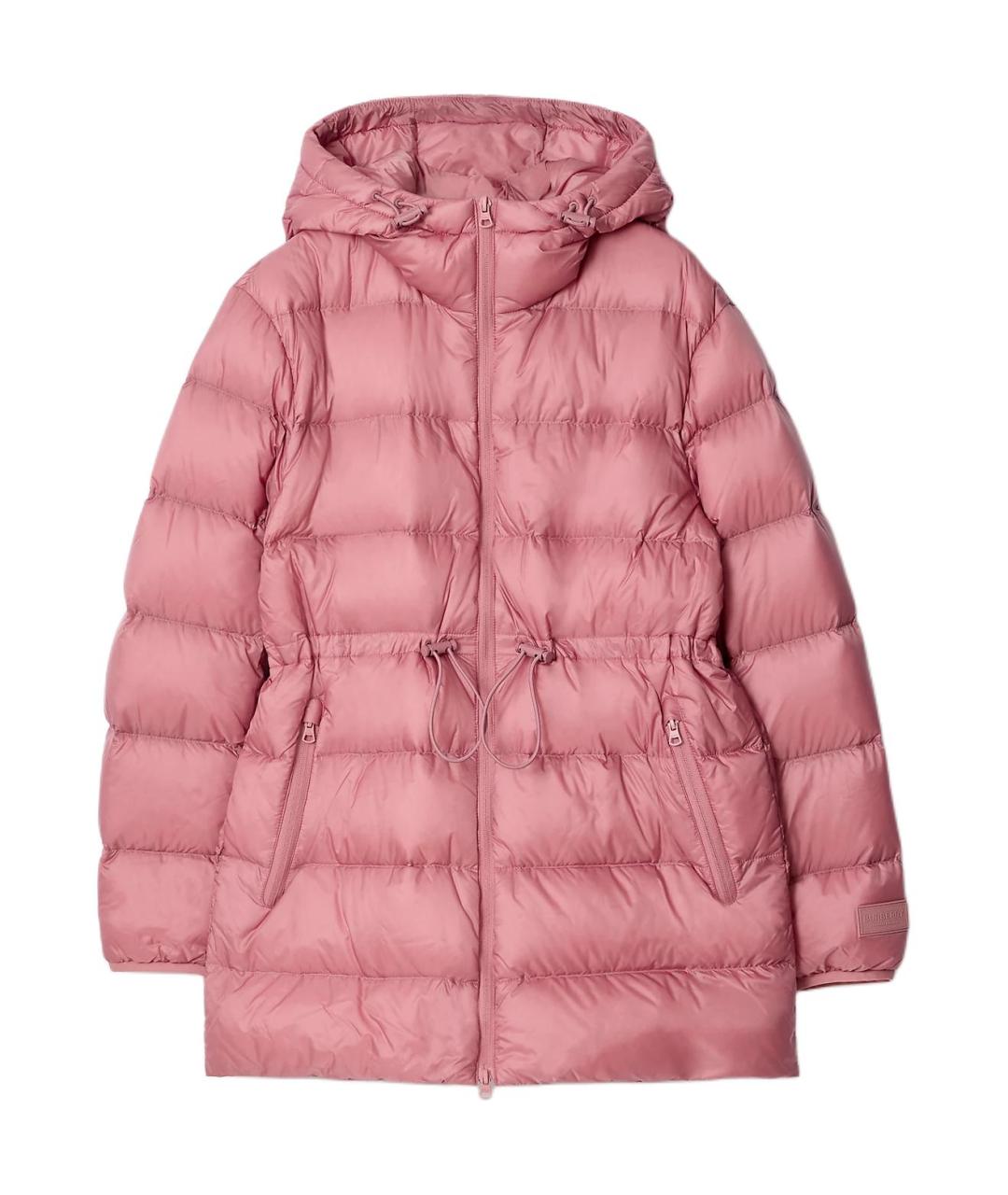 BURBERRY Розовый пуховик, фото 1