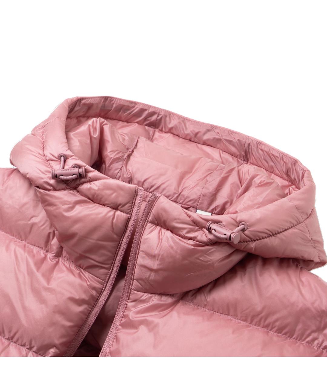 BURBERRY Розовый пуховик, фото 4
