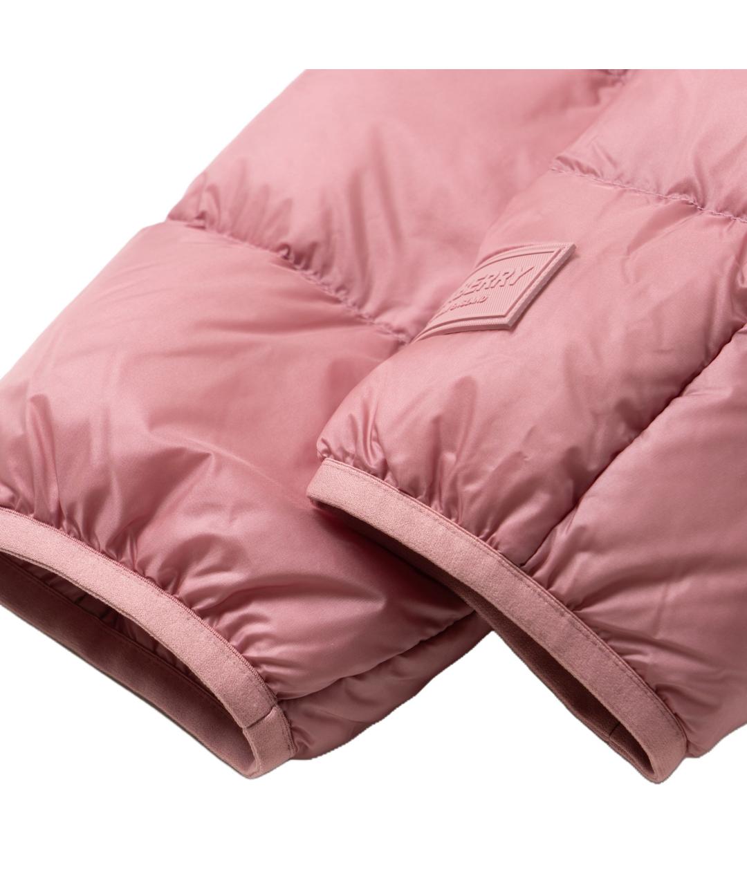 BURBERRY Розовый пуховик, фото 5