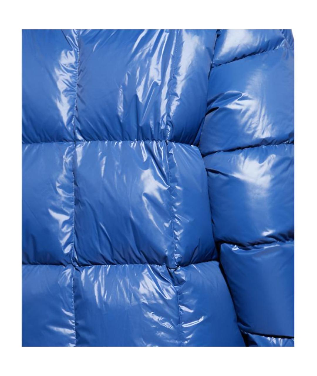 MONCLER Синий пуховик, фото 4