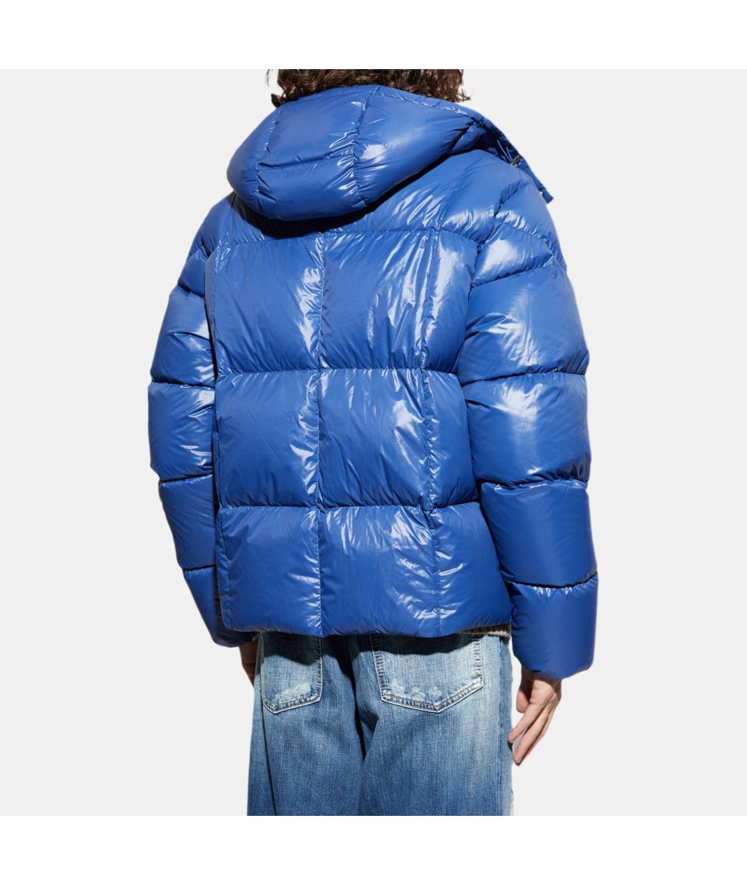 MONCLER Синий пуховик, фото 3
