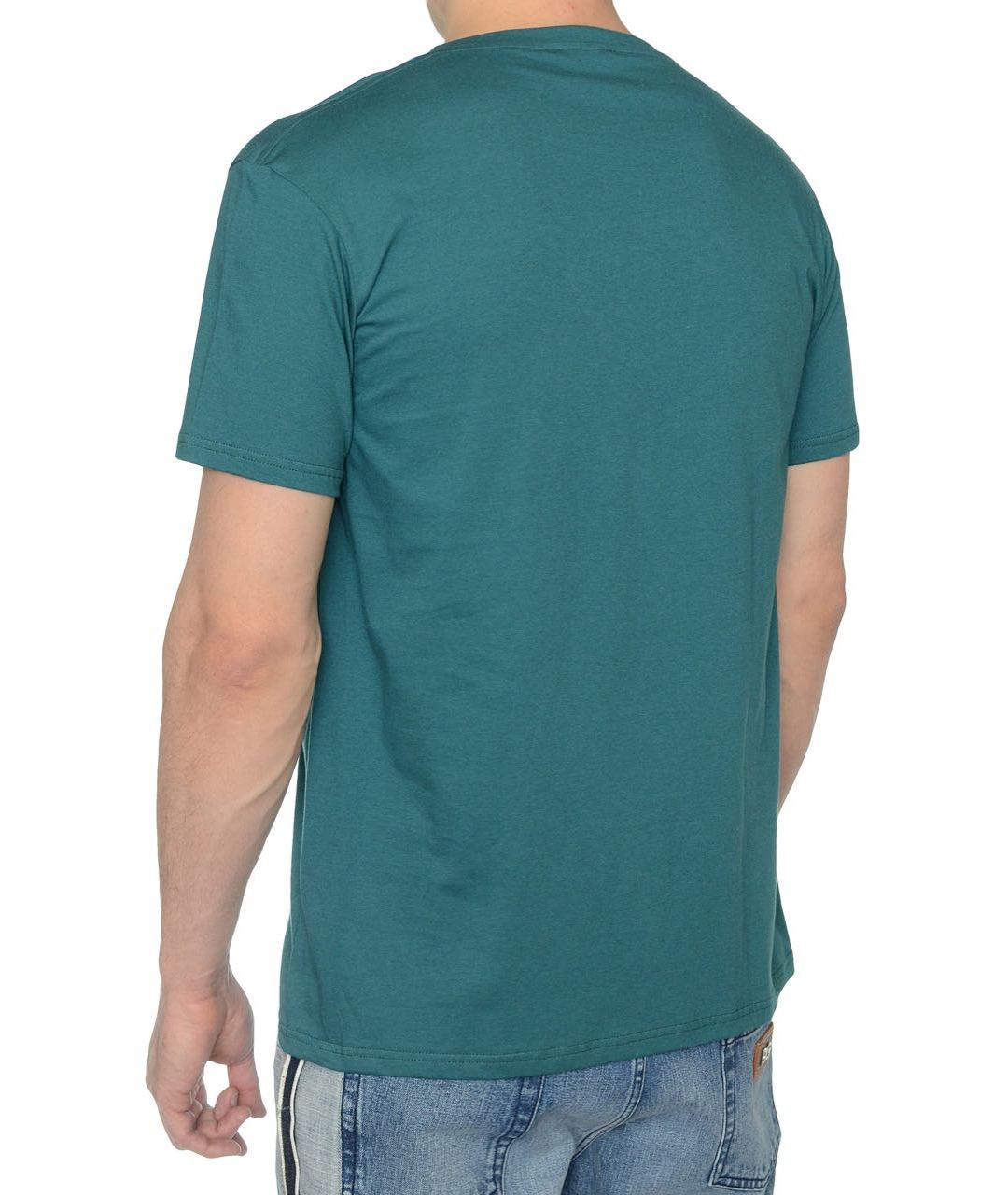 BALMAIN Зеленая хлопковая футболка, фото 3