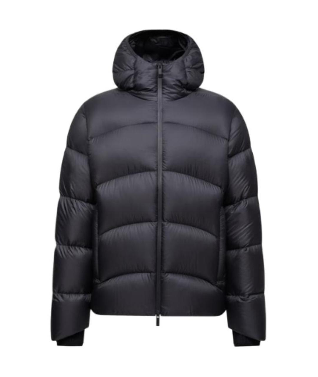 MONCLER Черный пуховик, фото 1