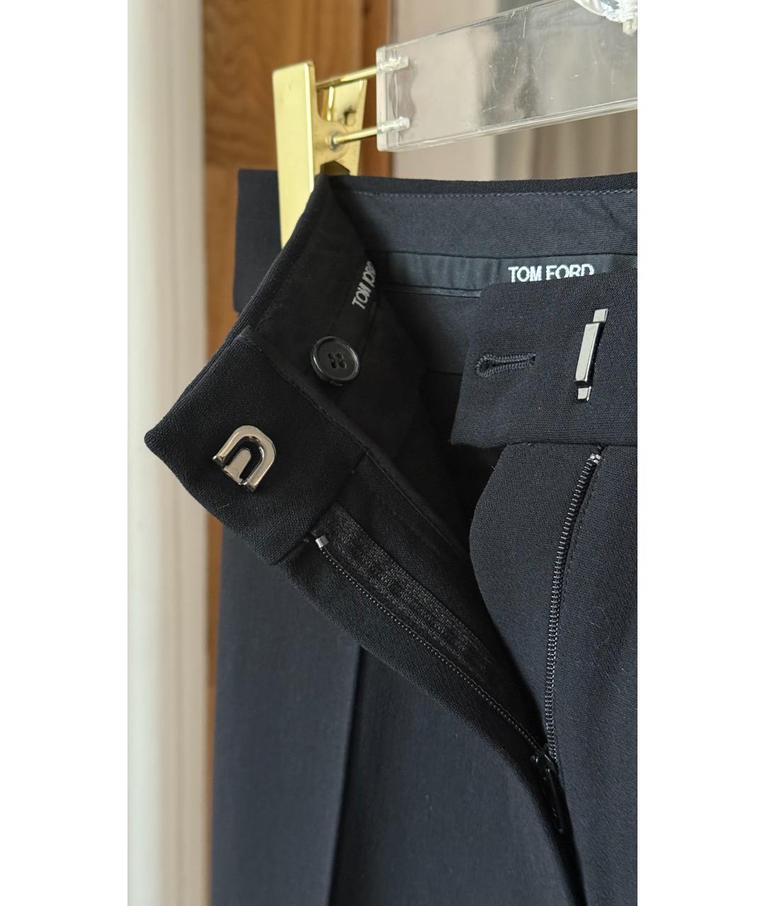 TOM FORD Черные брюки узкие, фото 5