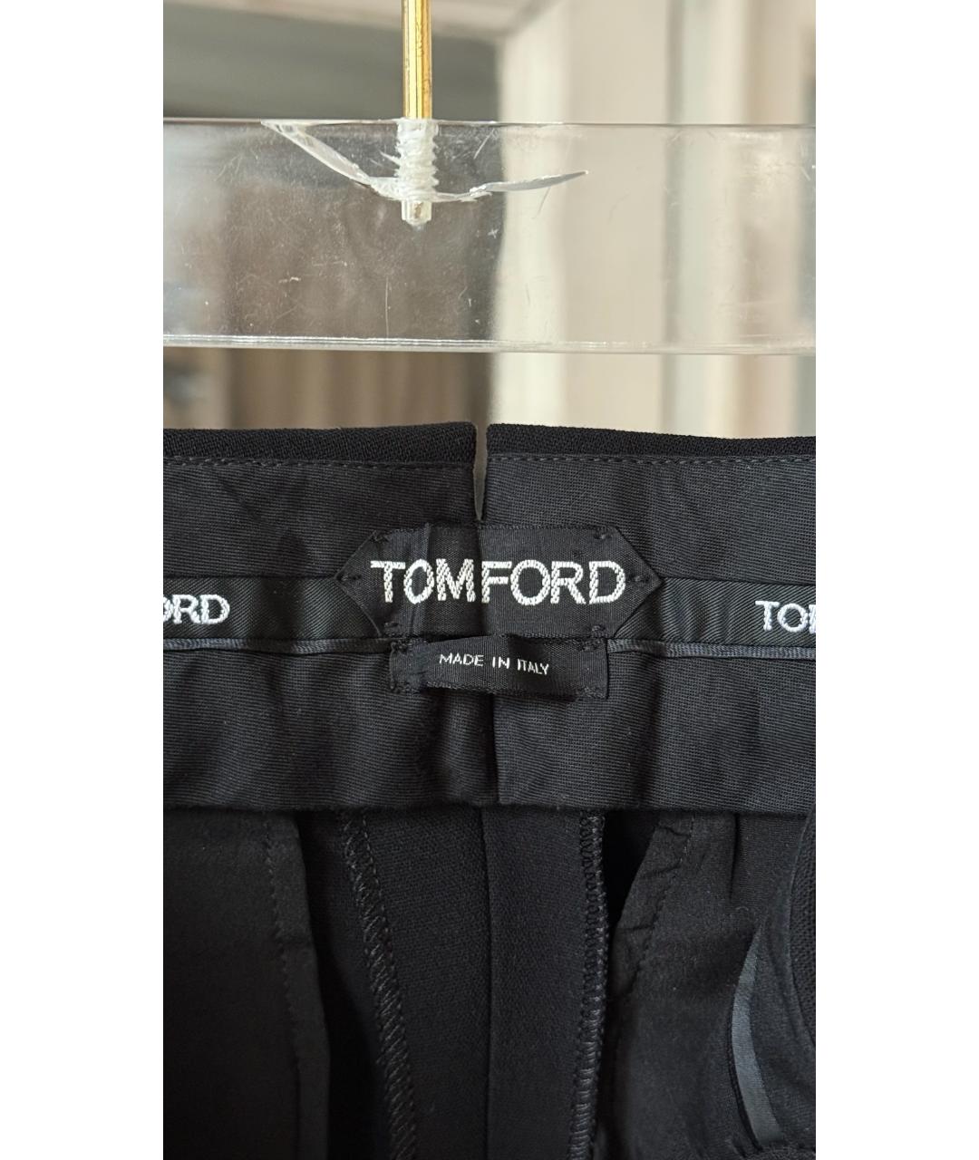 TOM FORD Черные брюки узкие, фото 3