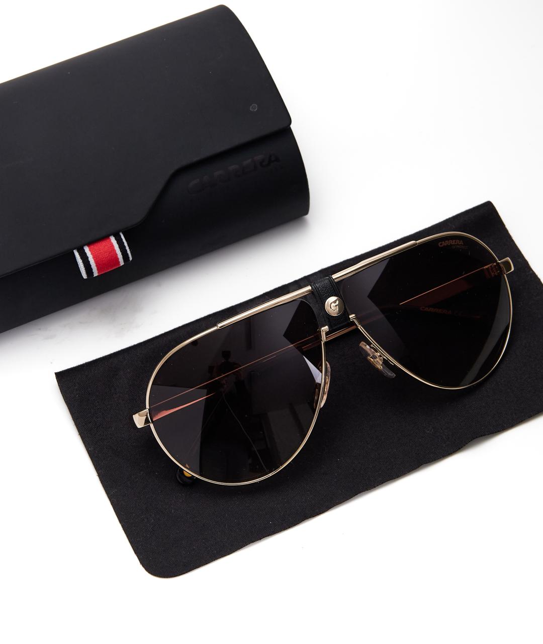 CARRERA Y CARRERA Коричневые металлические солнцезащитные очки, фото 4