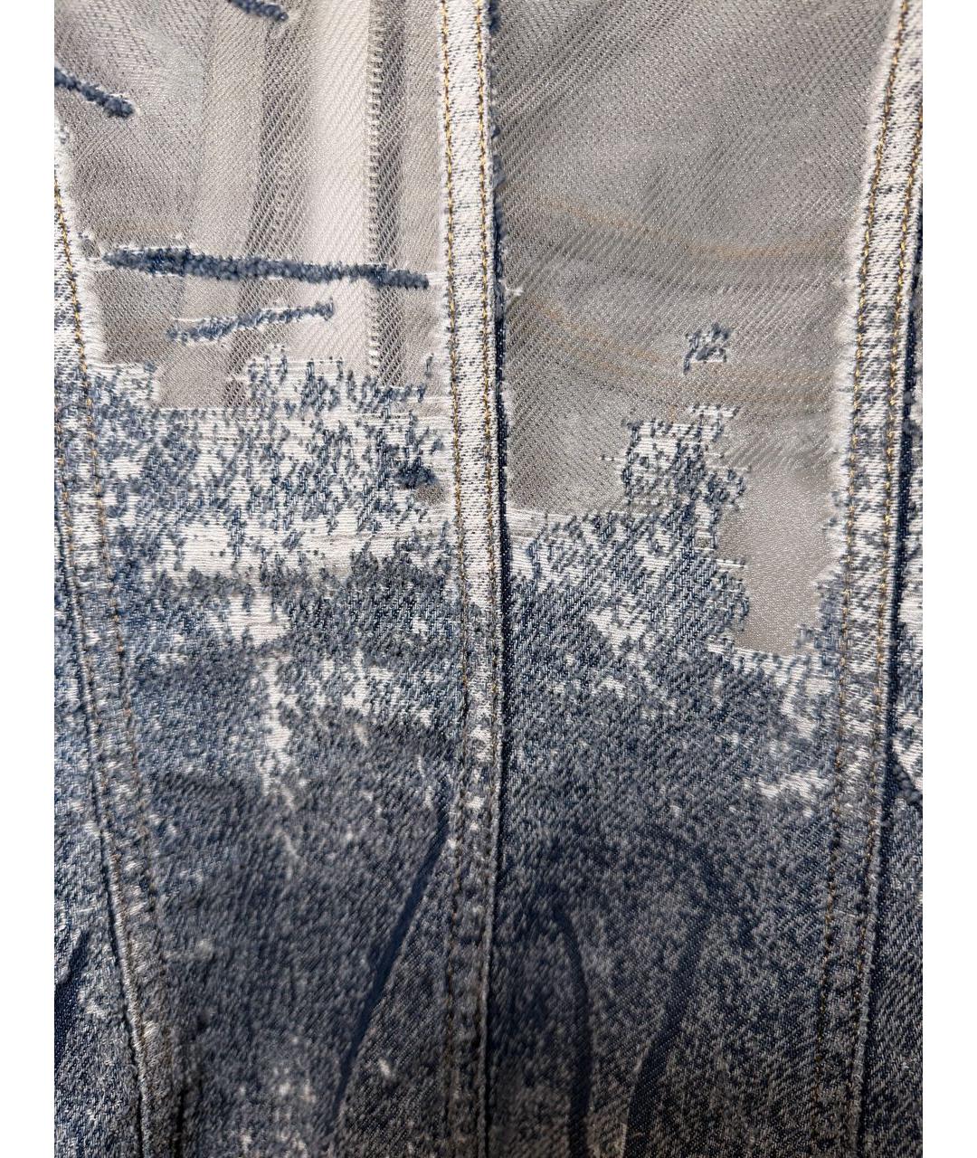 DIESEL Голубой деним жакет/пиджак, фото 7