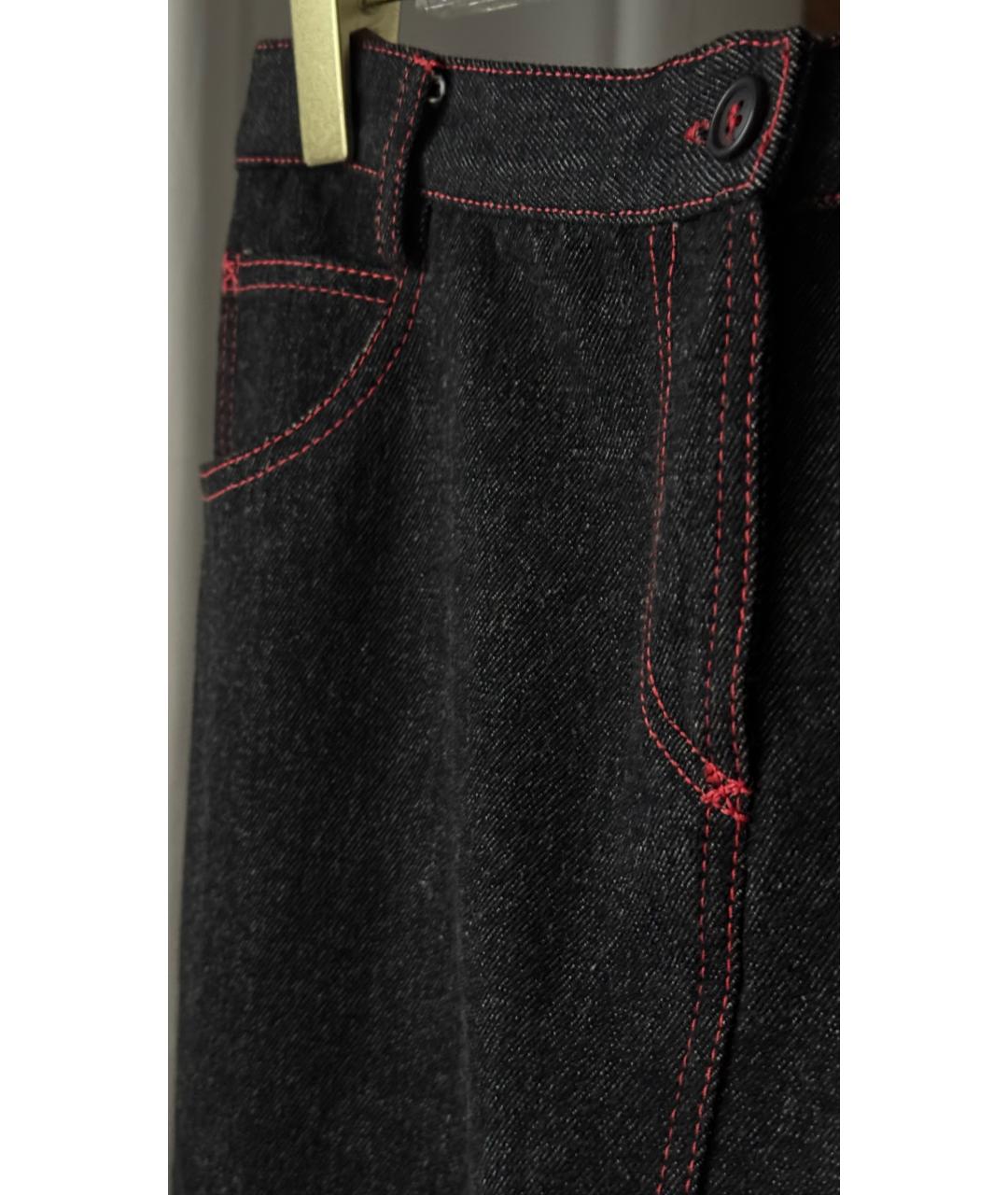 DOLCE&GABBANA Мульти деним юбка миди, фото 4