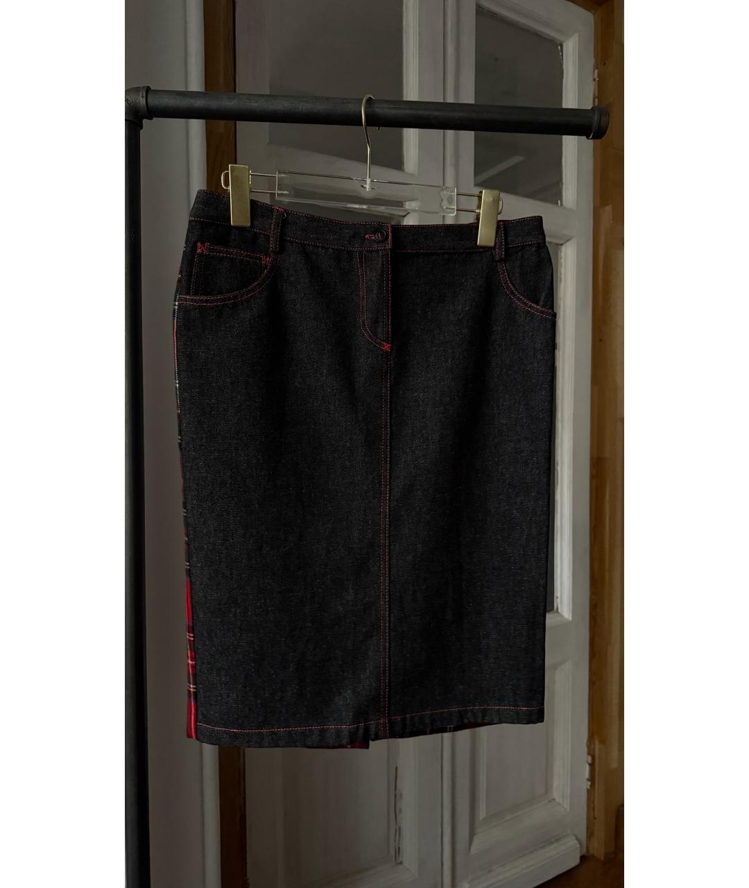 DOLCE&GABBANA Мульти деним юбка миди, фото 6