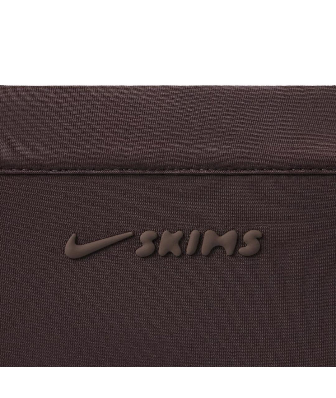 NIKE Коричневая полиамидовая майка, фото 2