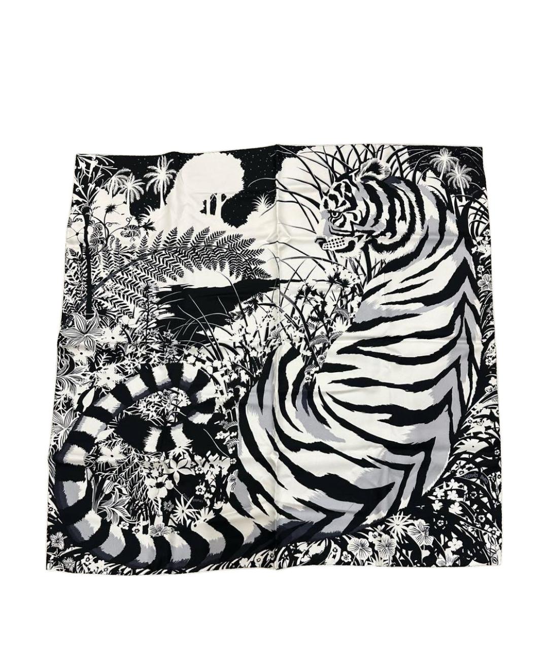 HERMES Мульти шелковый платок, фото 1