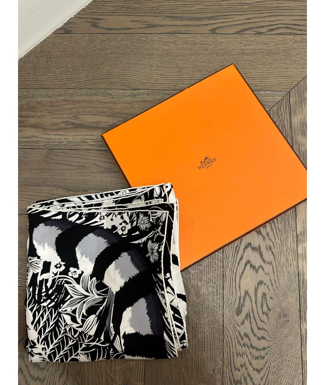 HERMES Мульти шелковый платок, фото 2