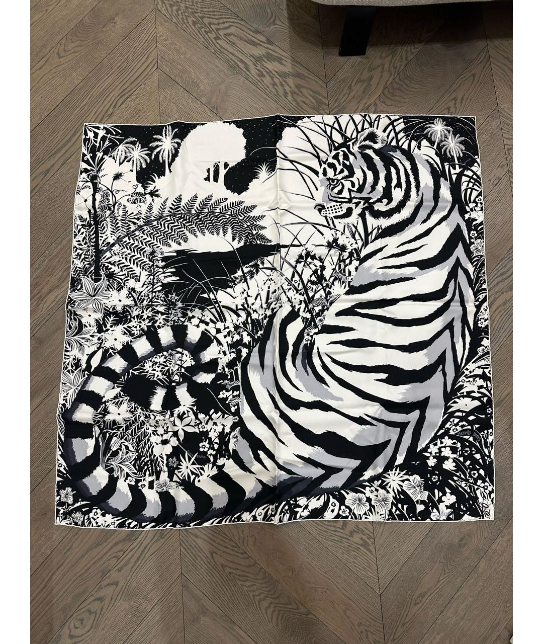 HERMES Мульти шелковый платок, фото 3