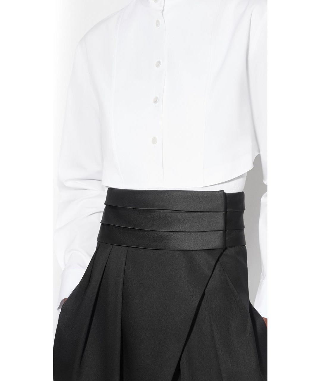 ALAIA Черные шерстяные брюки широкие, фото 4