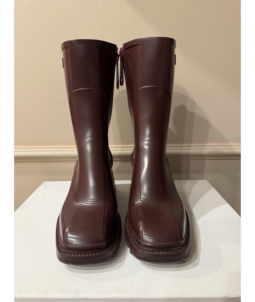 CHLOE Бордовые резиновые сапоги, фото 2