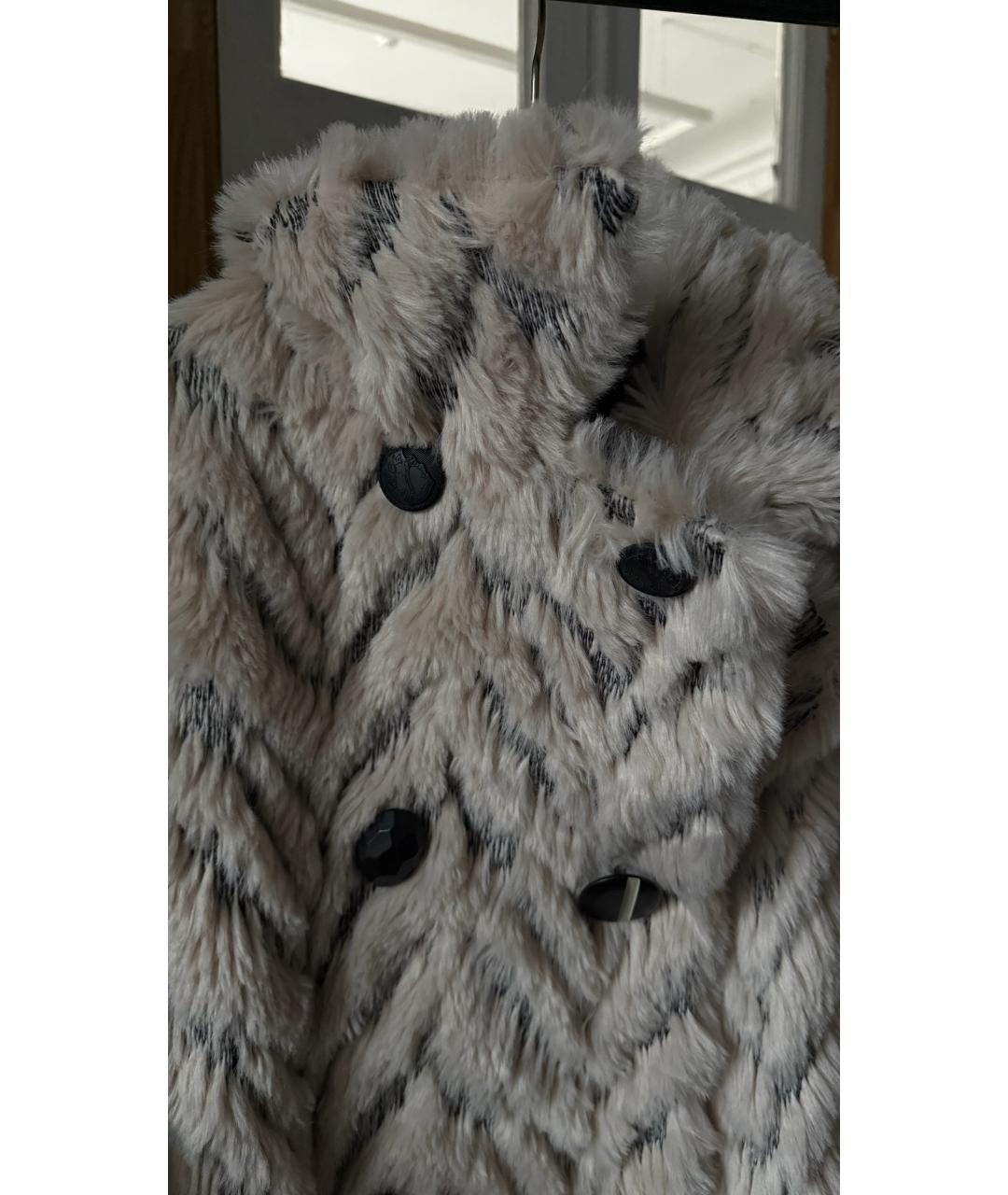 STELLA MCCARTNEY Бежевая меховая шуба, фото 5