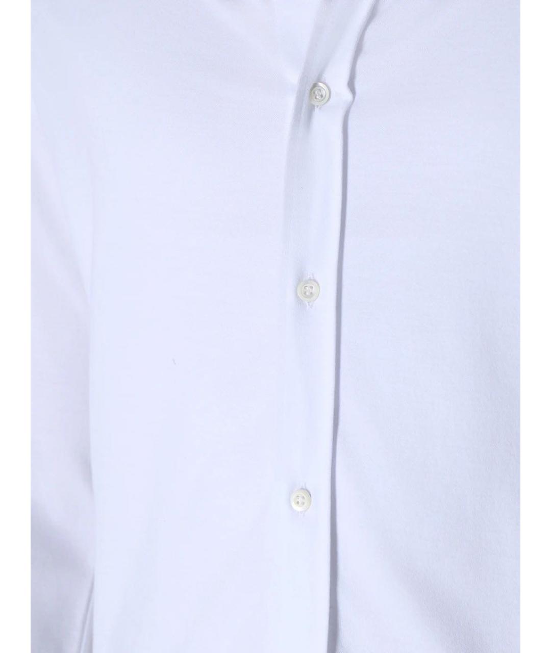 BRUNELLO CUCINELLI Белая хлопковая классическая рубашка, фото 4
