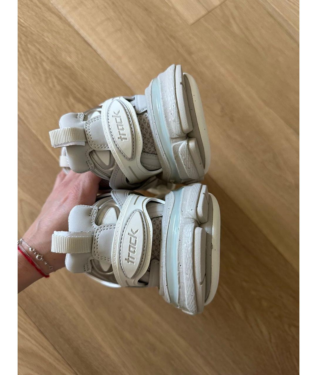 BALENCIAGA Серые текстильные кроссовки, фото 5