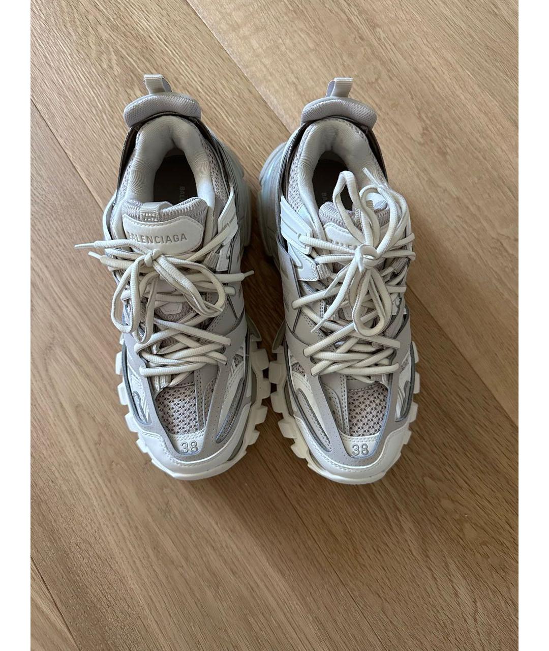 BALENCIAGA Серые текстильные кроссовки, фото 3