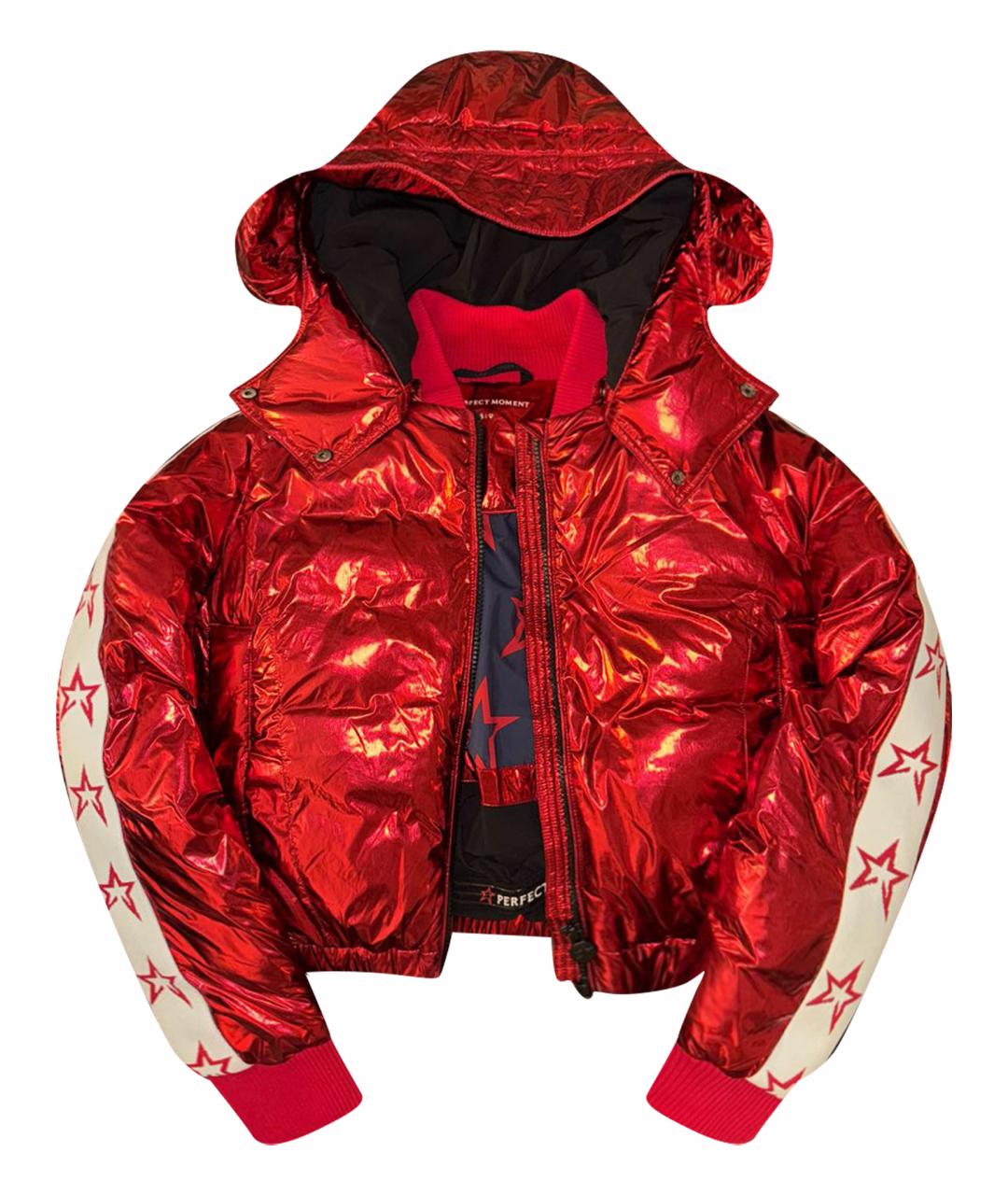 PERFECT MOMENT Красная полиамидовая куртка, фото 1