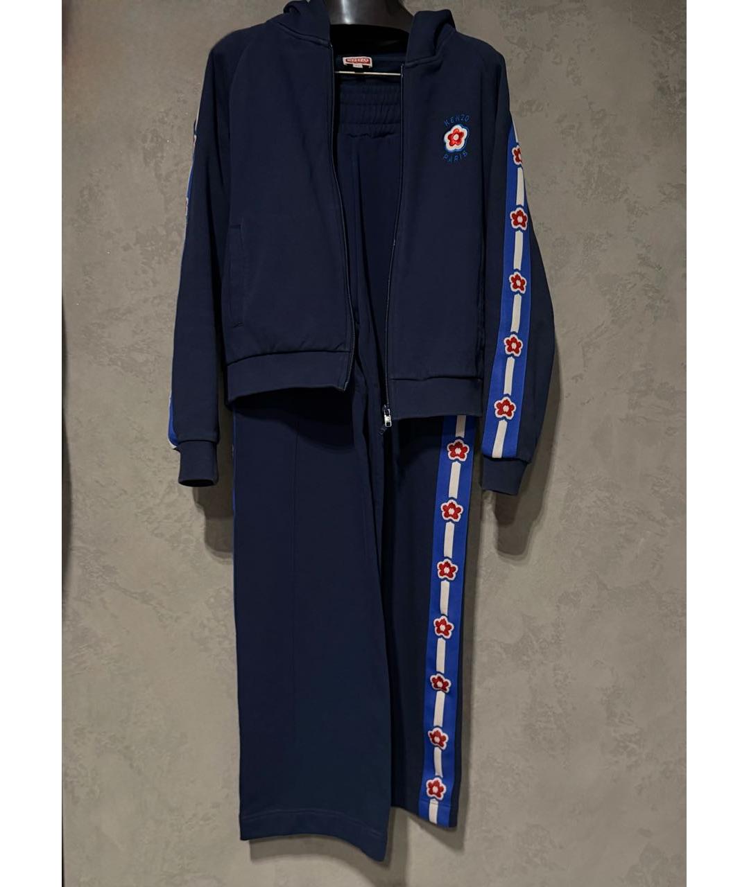 KENZO Синий хлопковый спортивные костюмы, фото 4