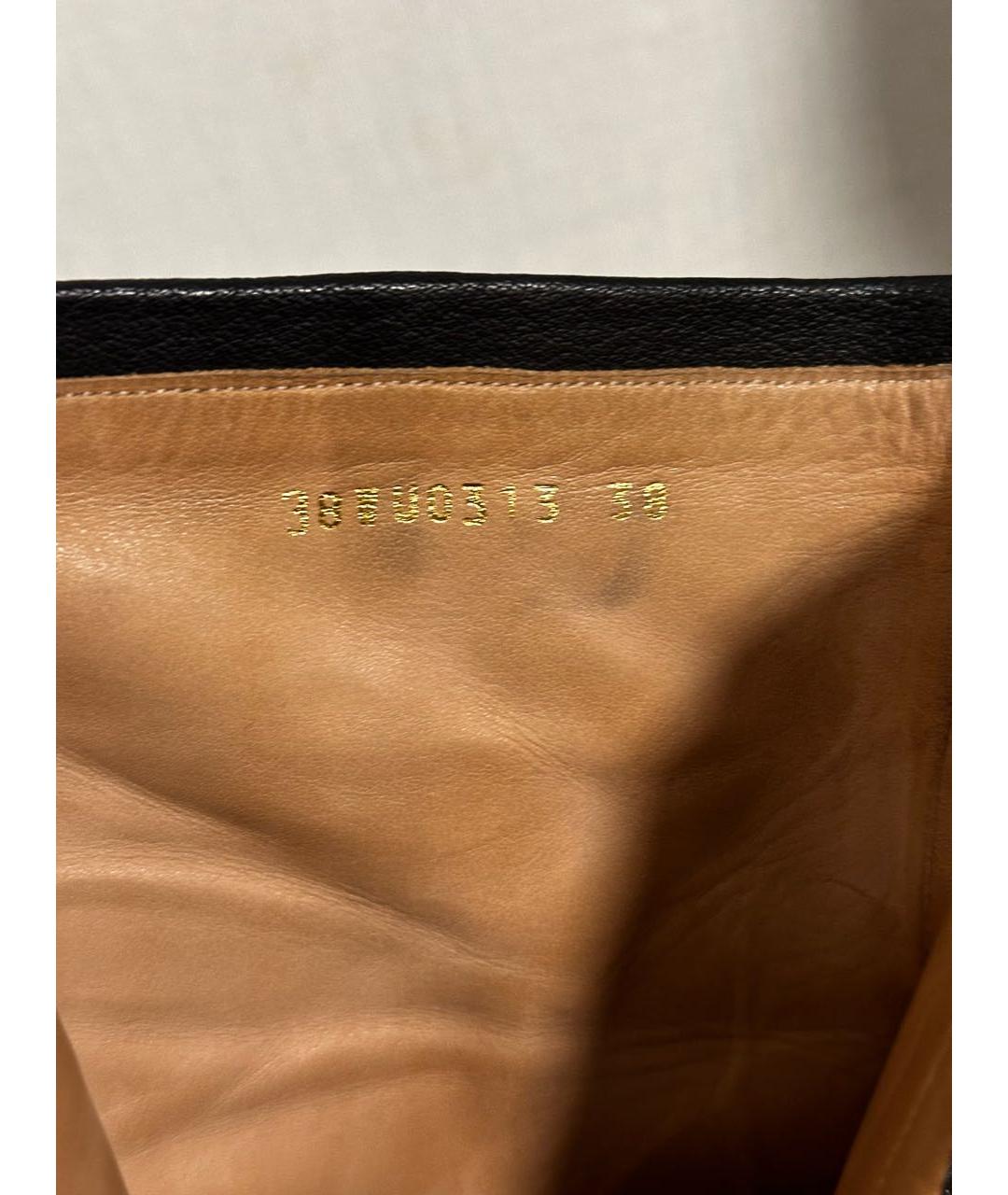 MAISON MARGIELA Черные кожаные ботильоны, фото 5