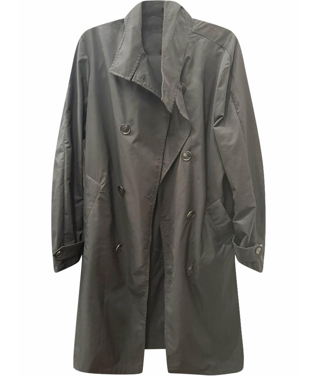 EMPORIO ARMANI Черный полиэстеровый тренч / плащ, фото 1