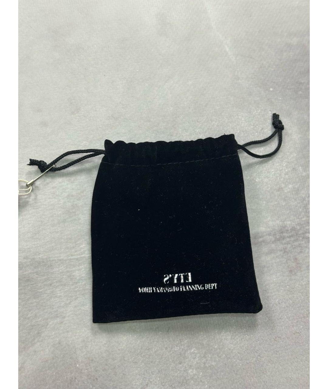 YOHJI YAMAMOTO Черная латунная цепочка/подвеска, фото 8