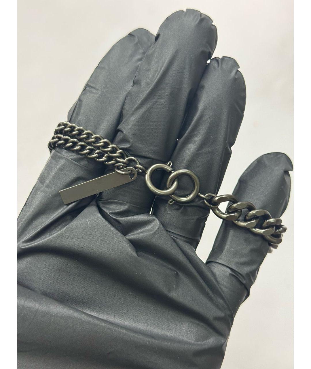 YOHJI YAMAMOTO Черная латунная цепочка/подвеска, фото 3