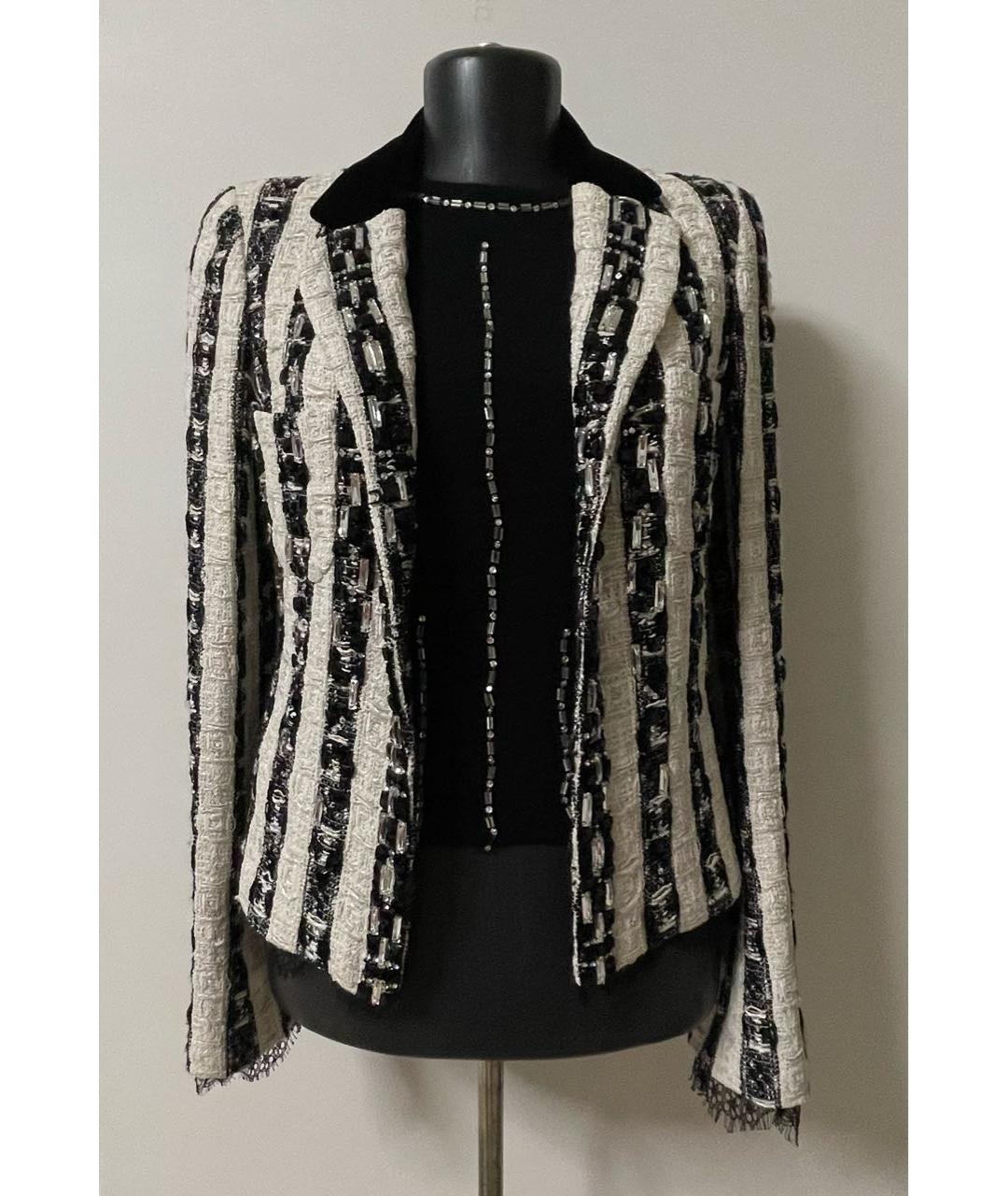 CHANEL Мульти твидовый жакет/пиджак, фото 8